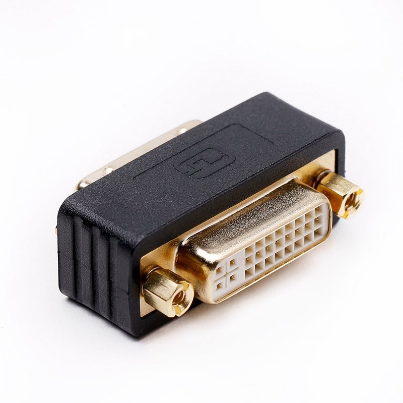 Arnorin DVI Adapter dvi-d Male to dvi-i Female Port Saver Compact Moulded Gold Plated 5 Pack - Image 4